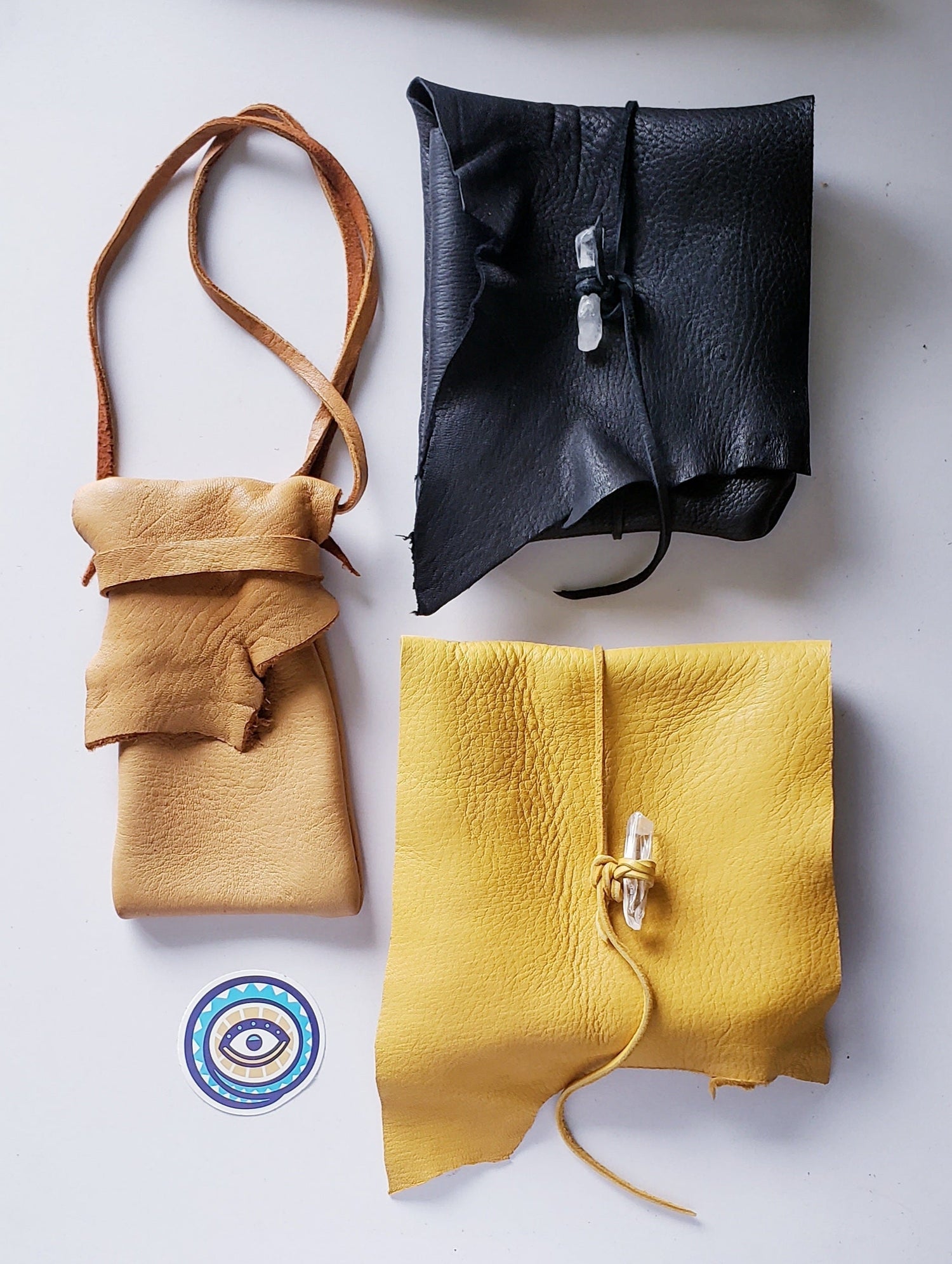 LEATHER POUCHES