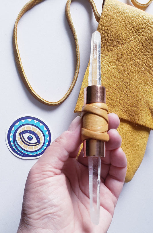 HEALING WAND & MEDICINE POUCH NECKLACE