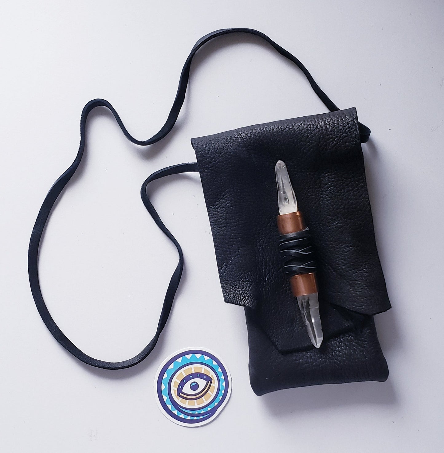 HEALING WAND & MEDICINE POUCH NECKLACE