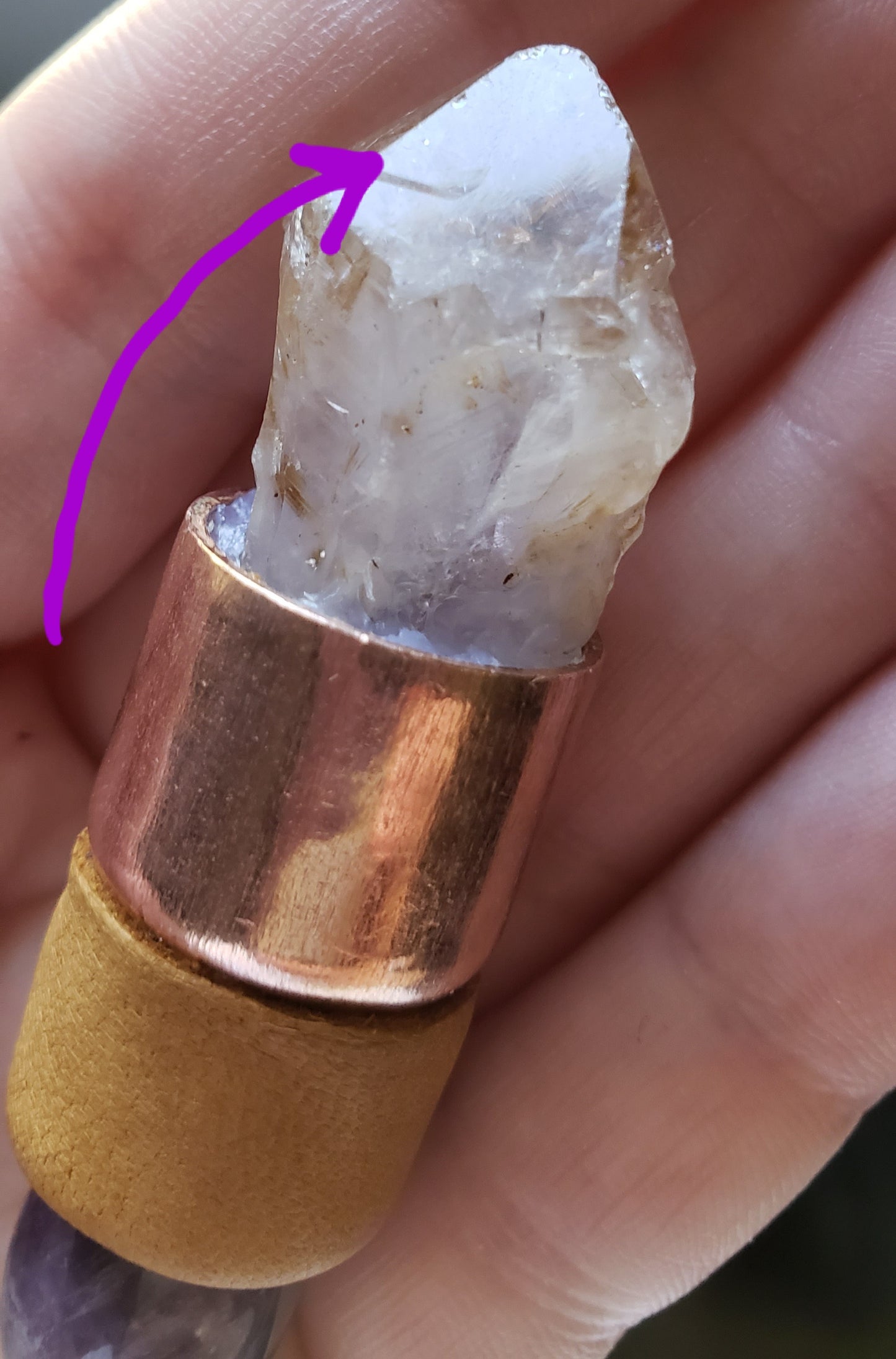 Record Keeper Powellite Pendant