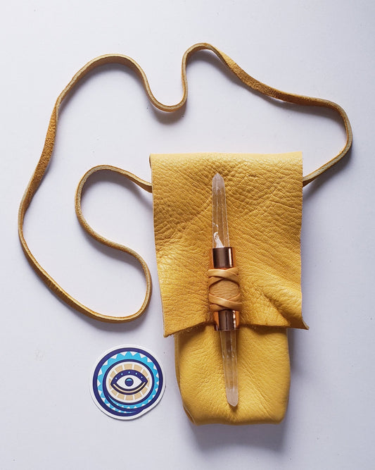 HEALING WAND & MEDICINE POUCH NECKLACE