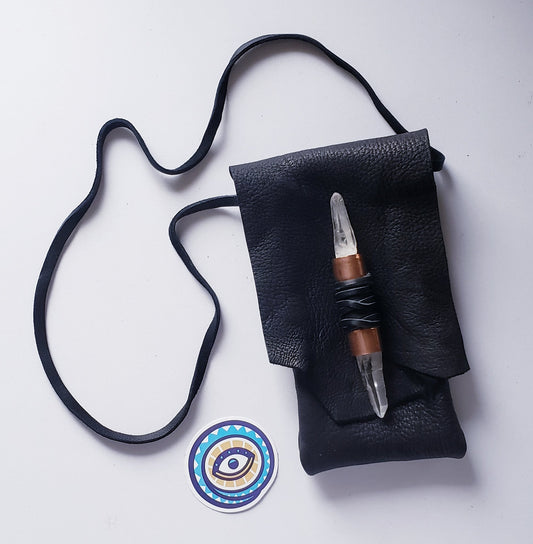 HEALING WAND & MEDICINE POUCH NECKLACE
