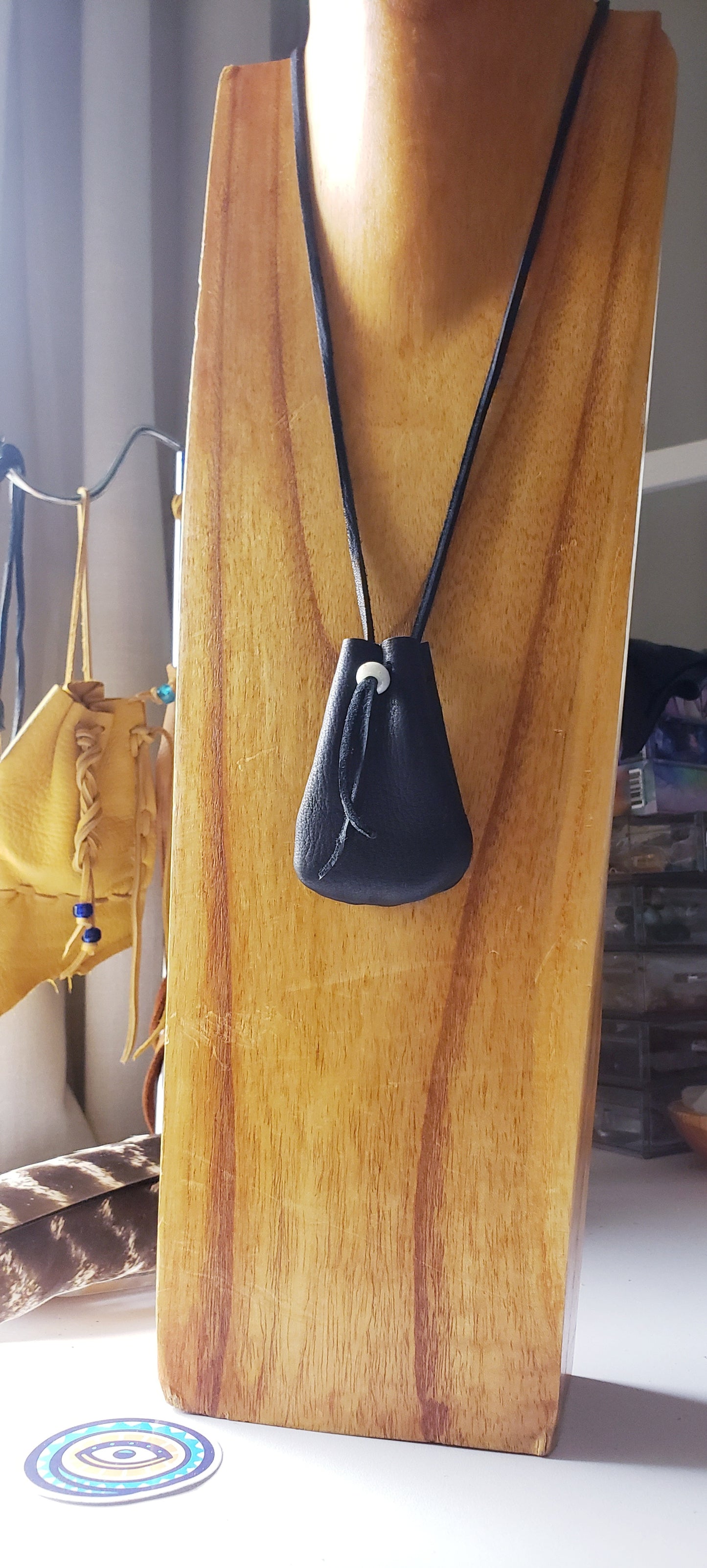HEALING WAND & MEDICINE POUCH NECKLACE