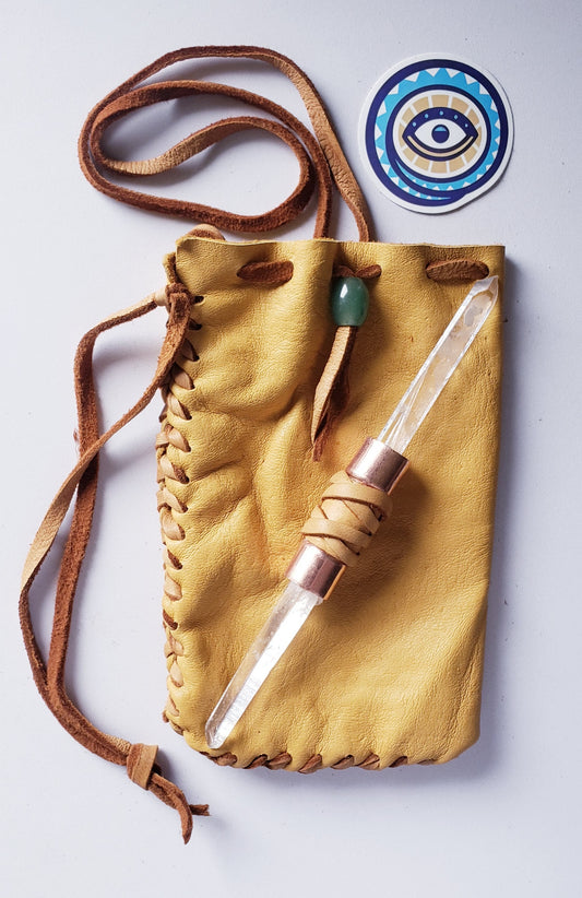 HEALING WAND & MEDICINE POUCH