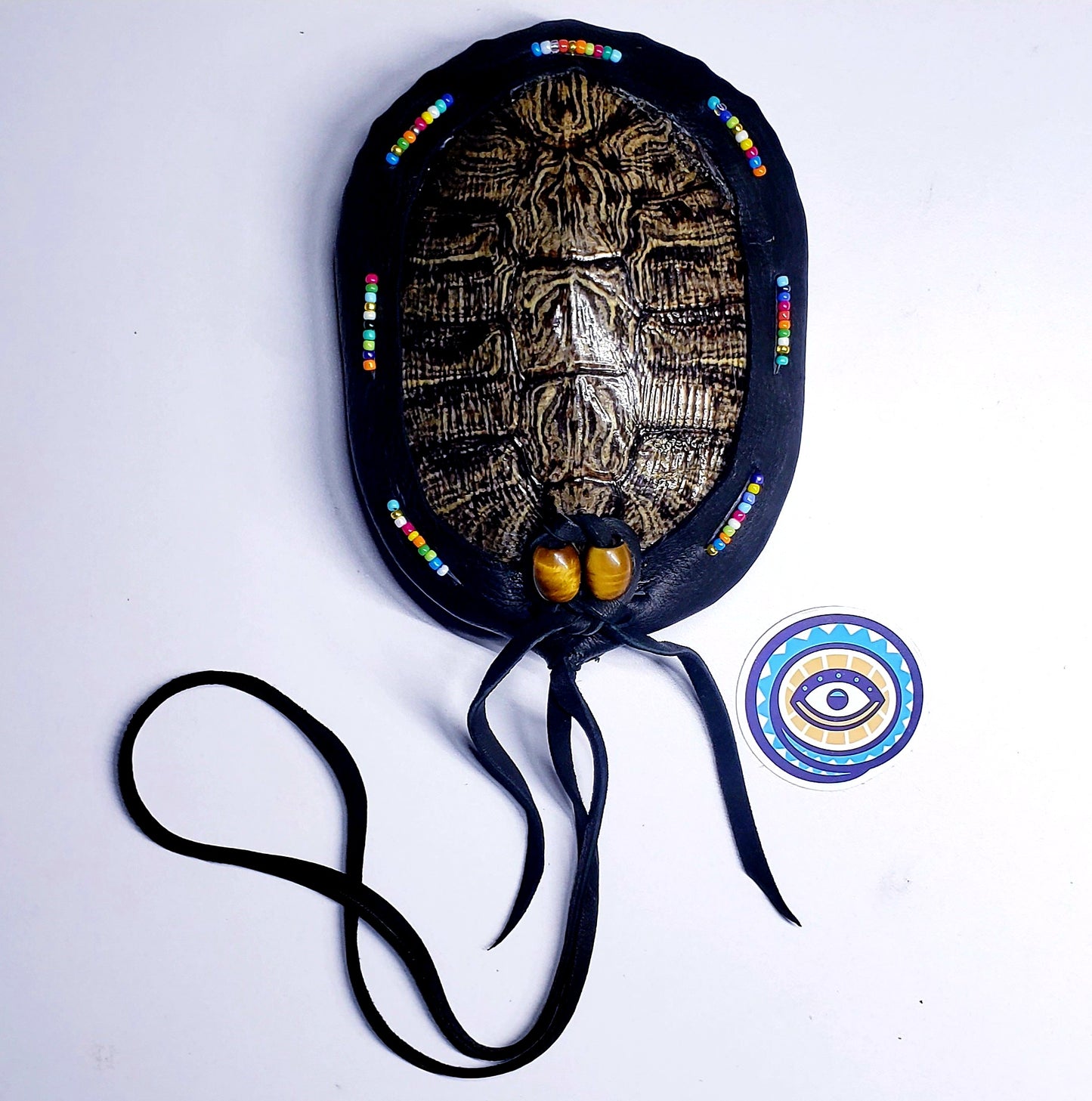 RED EARED SLIDER TURTLE RATTLE (custom order reserved for Tina)