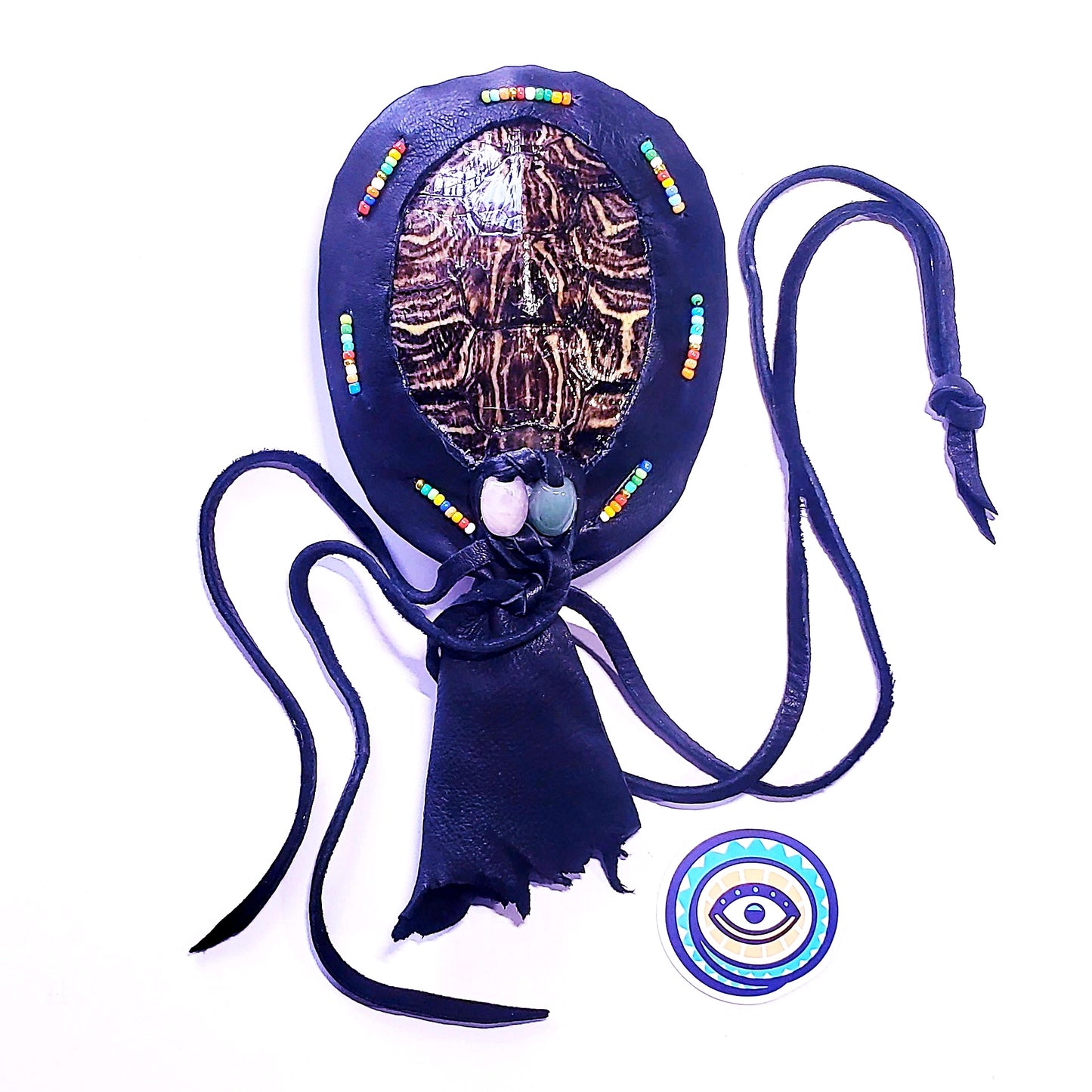 RED EARED SLIDER TURTLE RATTLE (custom order for Jennifer)