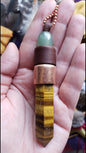 TIGER EYE AVENTURINE PENDANT (reserved for Joanne)