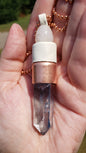 TITANIUM AURA LEMURIAN PENDANT (reserved for Sherry)